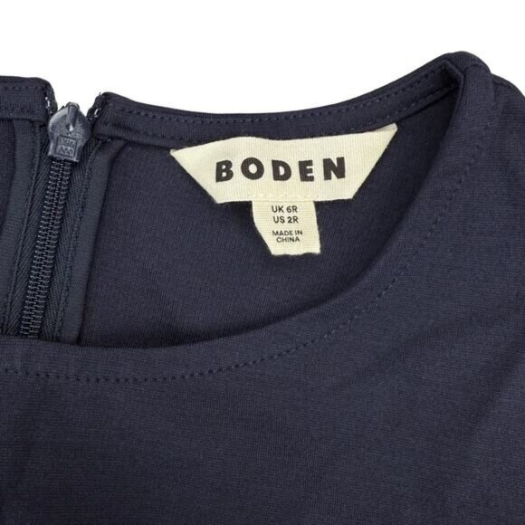 BODEN Sabrina Ponte Dress Size 2R Navy - Picture 5 of 6